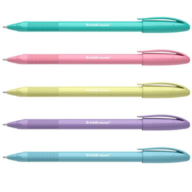 Ручка шариковая синяя U-109 Pastel StickGrip 1.0, Ultra Glide Technology 58111 /Erich Krause/