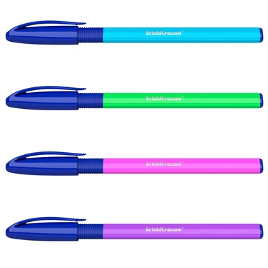 Ручка шариковая синяя U-109 Neon StickGrip 1.0, Ultra Glide Technology 47612 /Erich Krause/