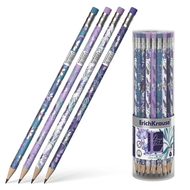 Карандаш ч/гр ® Lavender HB с ластиком 56956/Erich Krause/