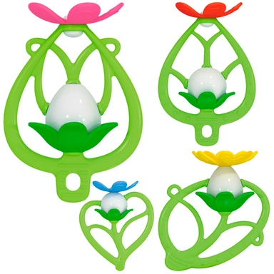 Погремушка прорезыватель Цветочки 02146