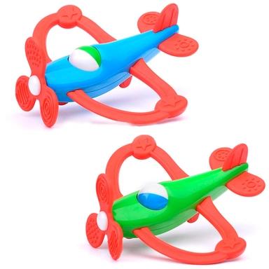Погремушка прорезыватель Самолетик 02150 /20/