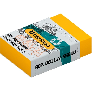 Ластик Berlingo Glyph Eco-PVC 45*32*11мм 353124