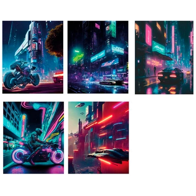 Тетрадь 48 л. клетка Киберпанк 71860