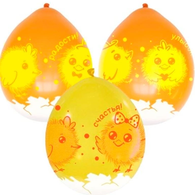Шар 12/30см Цыплята 25шт 6078102 /цена за упак/
