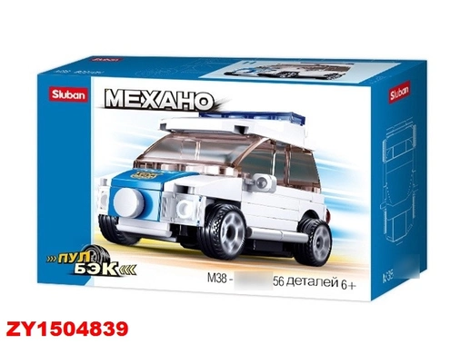 Конструктор Механо 38-0916H Машина 56 дет. в коробке