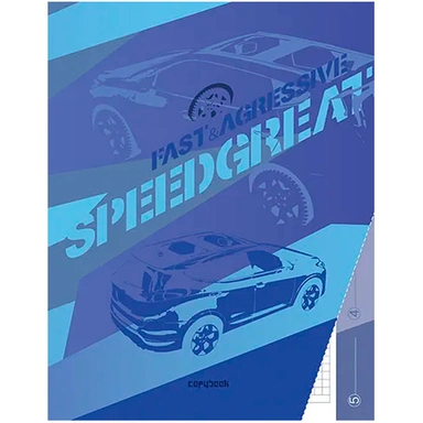 Тетрадь 80 л. 5 предметов 7БЦ, А5 Авто С0246-33 Апплика