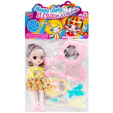 Кукла малышка 600-62 с аксесс. в пак.