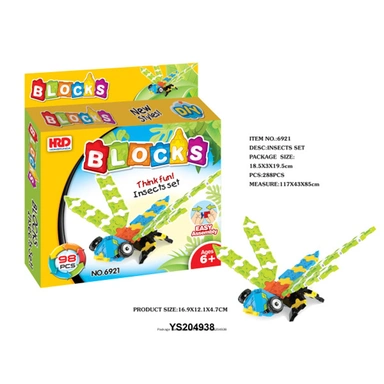 Конструктор 6921 Стрекоза 98 дет. в коробке