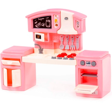 Мини-кухня Малютка розовая №2 43273 П-Е /5/