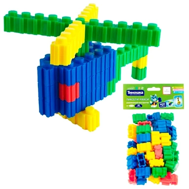 Конструктор «Пиксели МАКСИ». 40 деталей ТМ ТИМОШКА ПБ-008