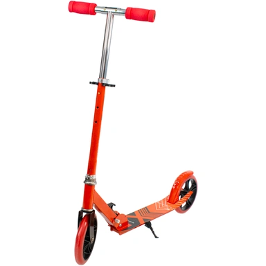 Самокат детский двухколесный складной 200 мм  красный от 10 лет
