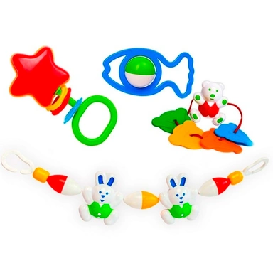 Набор погремушек подарочный №1 2С530 Аэлита /15/