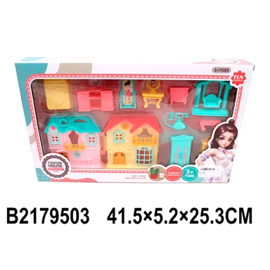 Дом с набором мебели в коробке