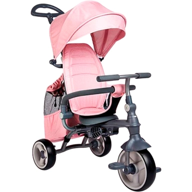 Детский велосипед с ручкой розовый от 6 до 36 месяцев, колеса EVA