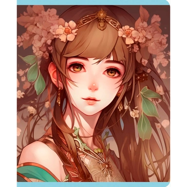 Тетрадь 48 л. А5 клетка Нимфы ТКФ488793