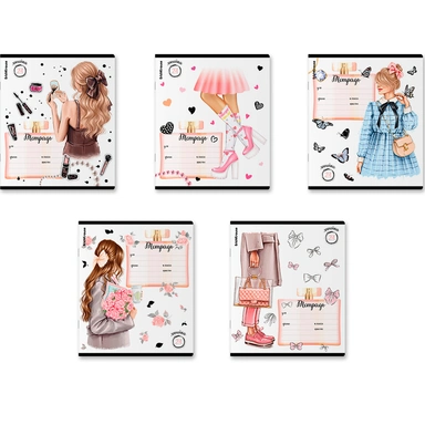 Тетрадь 24 л. линейка Fashion Girl 60589