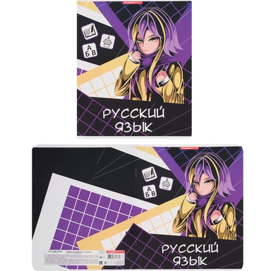 Тетрадь 48 л. тематическая клетка Аниме ком10 EAC-14277