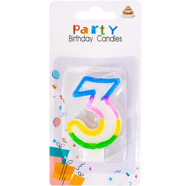 Свеча для торта Цифра 2 1212-5 141V-392