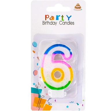 Свеча для торта Цифра 7 1212-7 141V-394