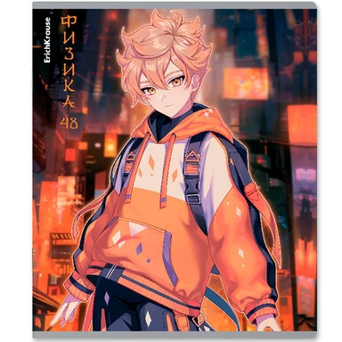 Тетрадь 48 л. клетка ErichKrause  Manga, Физика 59540