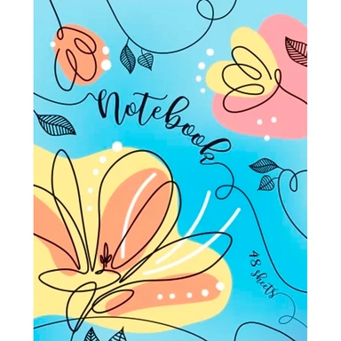 Тетрадь 48 л. А5ф клетка Класс D Цветочные узоры 48Т5D1