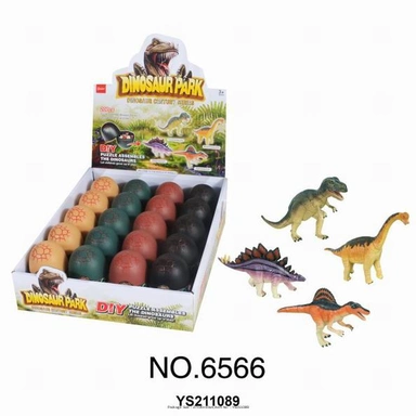 Конструктор 6566 Динозавр в ассорт. в яйце, 20 шт шоубокс