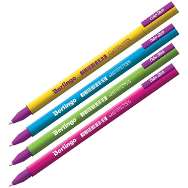 Ручка гелевая черный 0.5 мм Color Stick CGp_50101 Berlingo