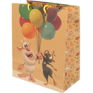 Пакет Чудо праздник крафт БУБА Пакет l, 26*32*14 см 371875