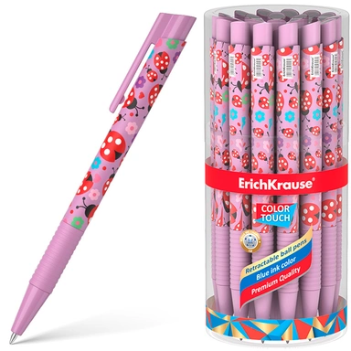 Ручка шариковая автомат синяя ColorTouch MaticGrip Ladybug 56056 /Erich Krause/