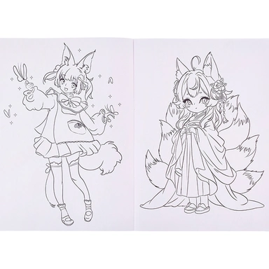 Раскраска 978-5-378-34708-7 Любимое аниме.А4 эконом