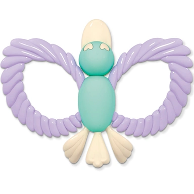 Погремушка-прорезыватель «Птичка». Коллекция «Бисквит» 02198 /24/