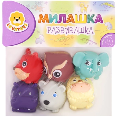 Набор резиновых игрушек для купания Levatoys MKY8619 в пак.