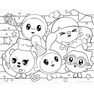 Набор для творчества Холст для росписи 20*25 Малышарики МУЛЬТИ АРТ CANV20X25-115435