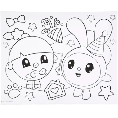 Набор Для Творчества Холст для росписи 20х25 Малышарики МУЛЬТИ АРТ CANV20X25-115434