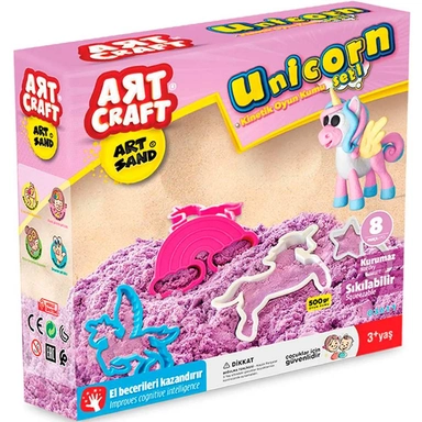 Набор для творчества Кинетический песок Единороги, 500г 03611 ART SAND