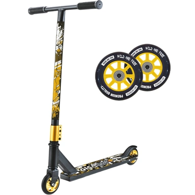 Самокат трюковой двухколесный, Оранжевый, Dvizhok, от 8 лет