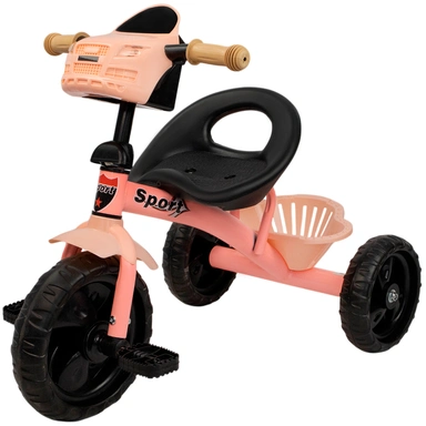 Велосипед трехколесный светло - розовый