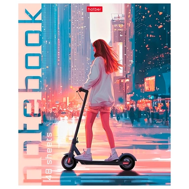 Тетрадь 48 л. клетка Городской движ 48Т5лВ1 Hatber