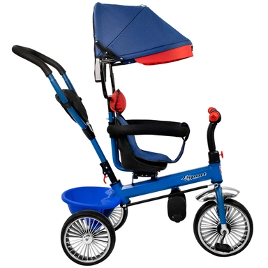 Велосипед трехколесный, Синий, колеса ЭВА, от 3 лет