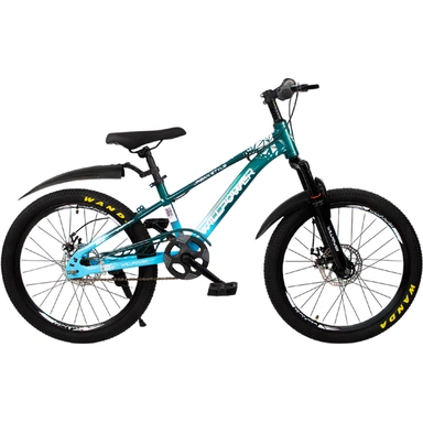 Велосипед двухколесный 22 WILLPOWER зелено-голубой  FG240528231L-2