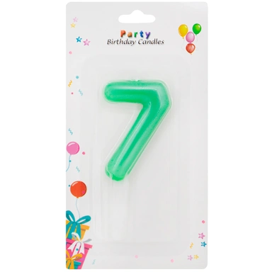 Свеча для торта Цифра 7 в ассорт. FG240525045L-8