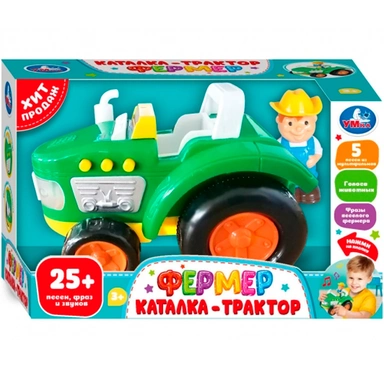 Каталка трактор Фермер. 25+ песен, стихов и звуков Умка B1812157-R