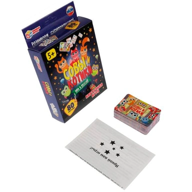 Игра Умка Котики и совы. Карточная игра. 80 карточек 4680107929716