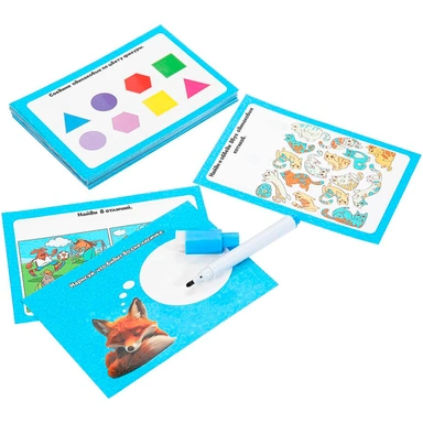 Игра Умка IQ Малыши. 100 игр и заданий. Игровые карточки и маркер 4660254450967