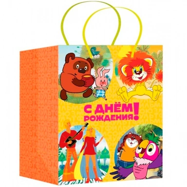 Пакет Чудо праздник матовый m 18*23*10 см Союзмультфильм PM-122048-SM