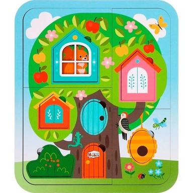 Деревянный Пазл многослойный Удивительное дерево 962215