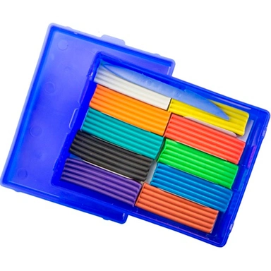 Пластилин 10цв Классика в пластмассовом контейнере  20С 1345-08  /ЛУЧ/