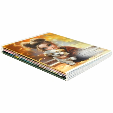 Тетрадь 12 л. клетка Верные друзья 68519