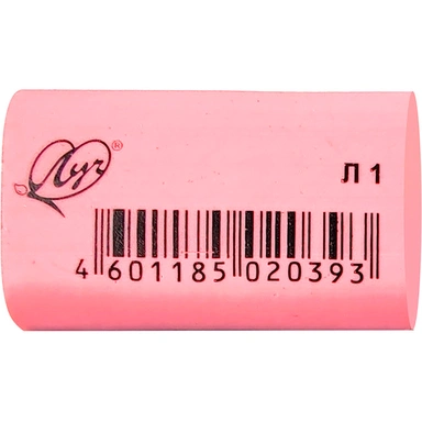 Ластик Л1, 35х22х10 мм, пастельный, в ассортименте 34С 2262-08 /ЛУЧ/.