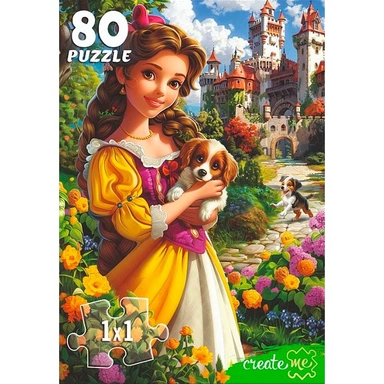 Пазл 80 Сказочные принцессы Ф80-2004